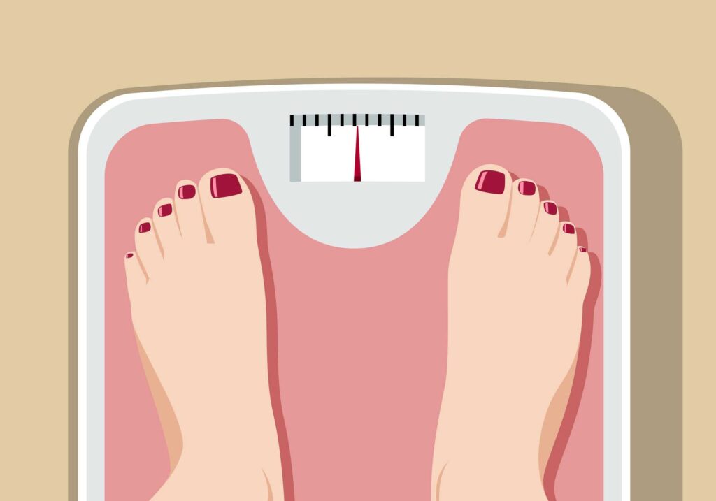 Zmiana wagi- jeden z wielu skutków ubocznych
