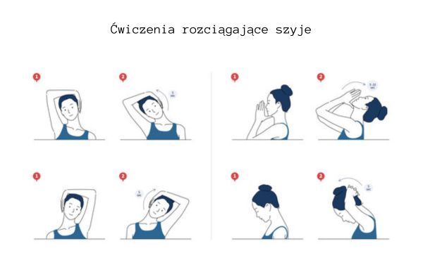 Ćwiczenia rozciągające szyje